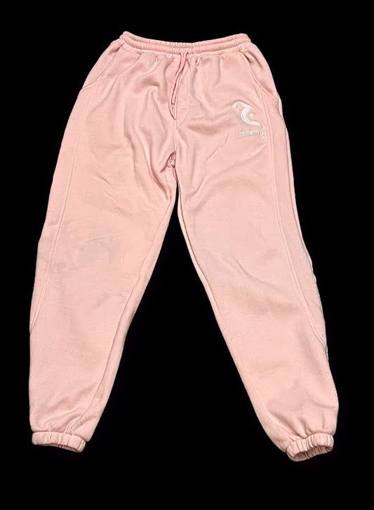Pastel Pink Athleisure Sweatpants