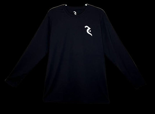 Black Athletic Long Sleeve Shirt